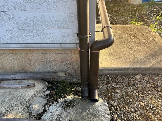 笛吹市　雨樋工事